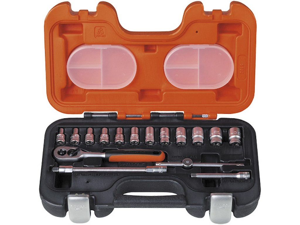 Topnøglesæt 1/4" S160 16dele Bahco