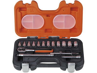 Topnøglesæt 1/4" S160 16dele Bahco