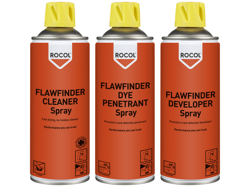 Rocol Flawfinder Spray 1-2-3 sæt