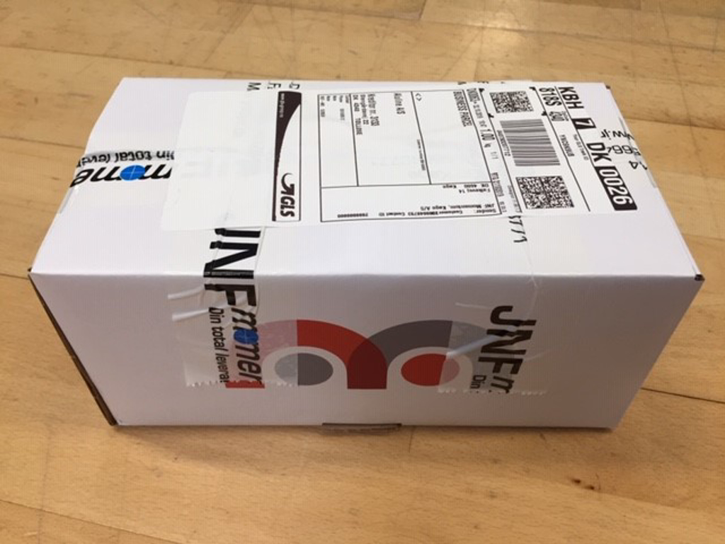 Pakkeporto inkl. embl. højst 5 kg