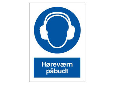 HØREVÆRN PÅBUDT 210x297mm