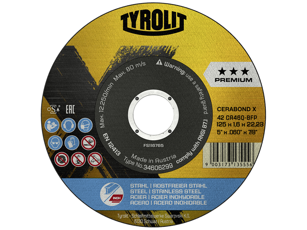 Skæreskive 150x1,6x22,2 Cerabond 42