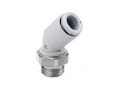 Luftfittings 6mm x 1/4" u/rg 45gr 