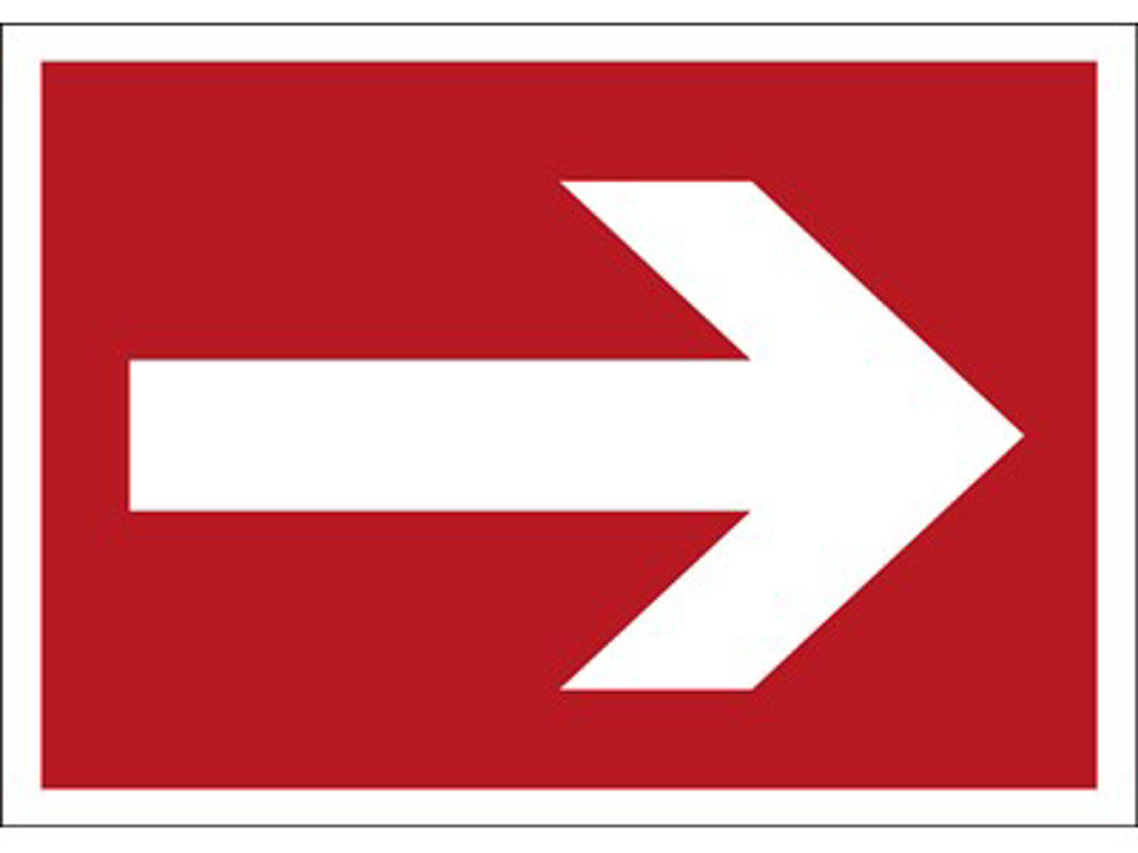 Pil Brand 210x297mm - Plastskilt