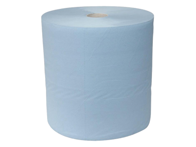 Papir 2-lags blå 38cm × 380m,