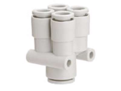 Luftfittings 6+4x4 Y- stykke KQ2UD04-06A