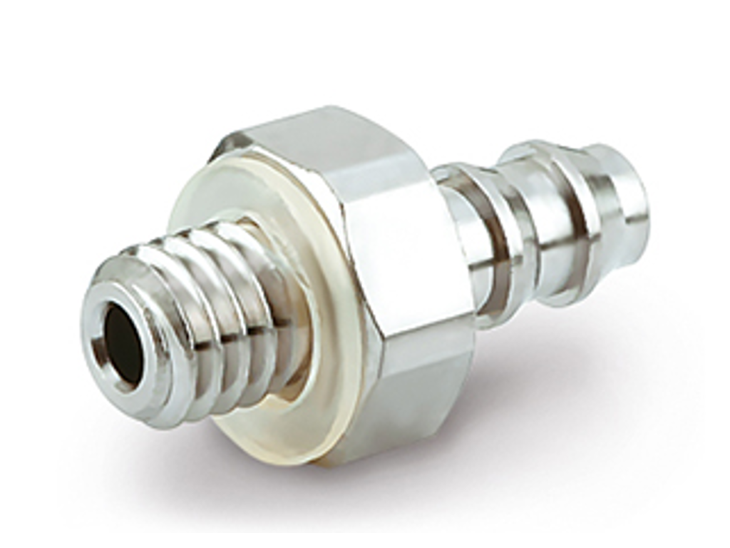 Slangestuds M3mm udv. gevind m. slangestuds 4mm