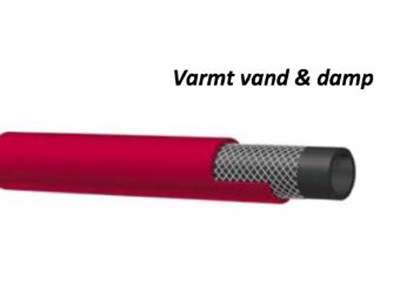 Slange 19mm 375AH rød for vand 10bar