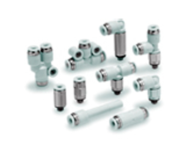Luftfittings 4 mm  skotgennemføring