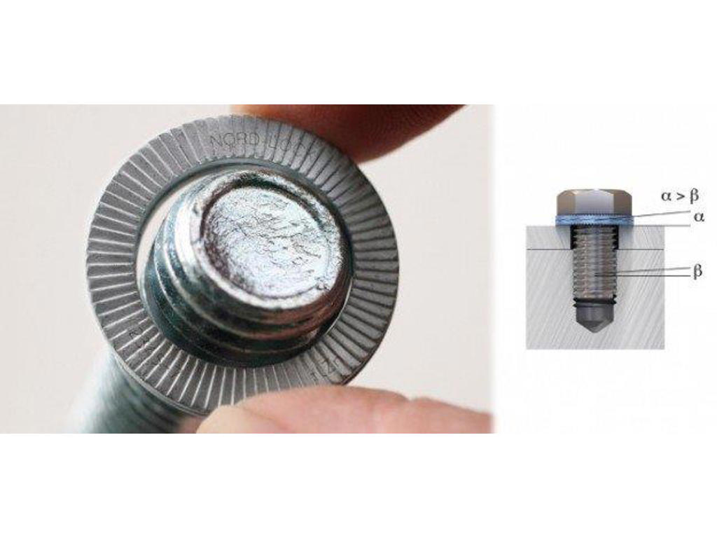 Nordlocklåseskive 16mm Delta blister (8)