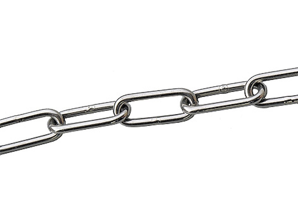 Kæde 3x26mm syrefast DIN 763