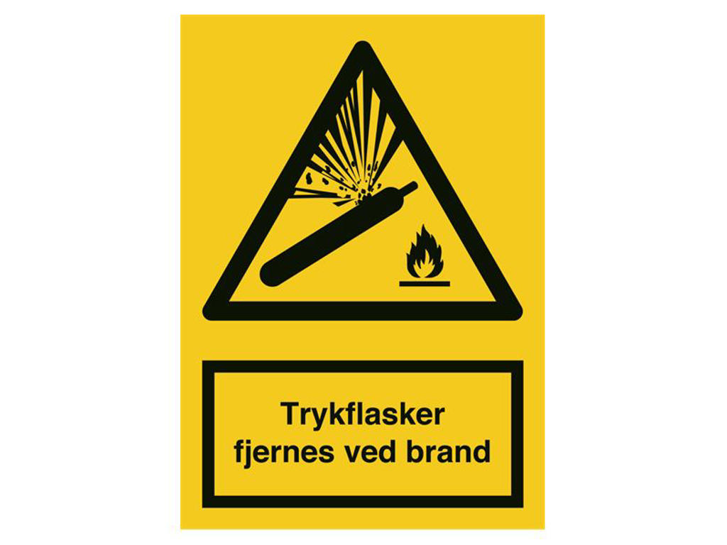 Trykflasker fjernes ved brand 210x297mm 