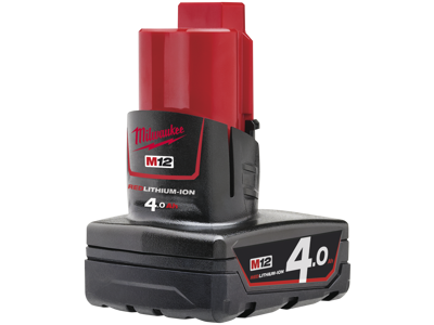 Batteri 12V M12 B4 4.0Ah Milwaukee