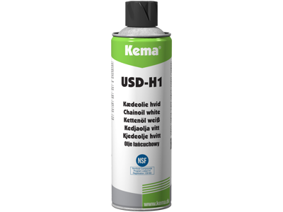Kema USD-H1 kædeolie hvid 500 ml.