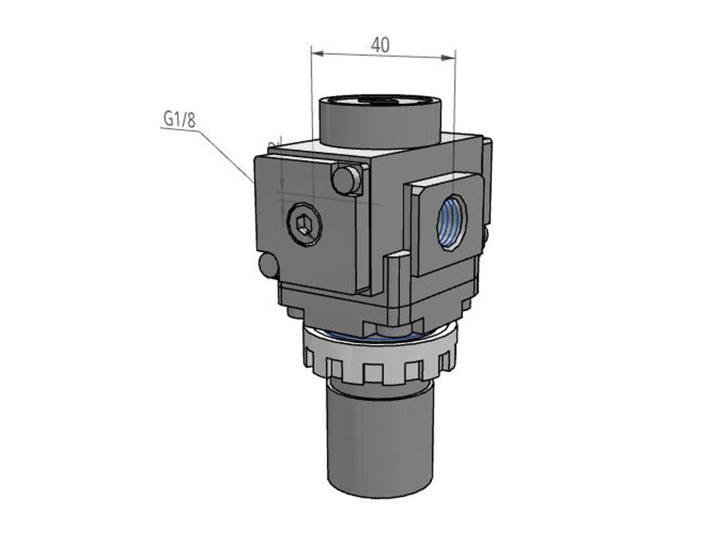 SMC AR20-F02H-B Trykregulator 1/4"