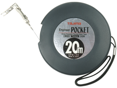 Båndmål 20mtr Engineers Pocket Tajima