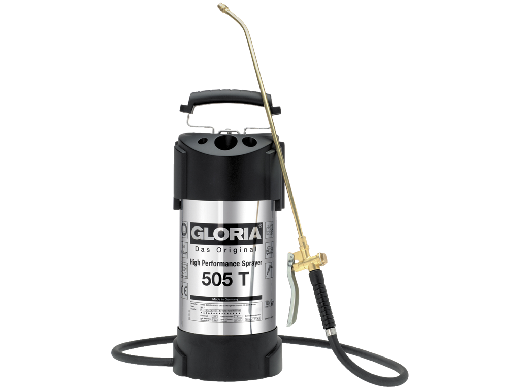Gloria sprøjte 5 ltr 505 T Rustfri beh.