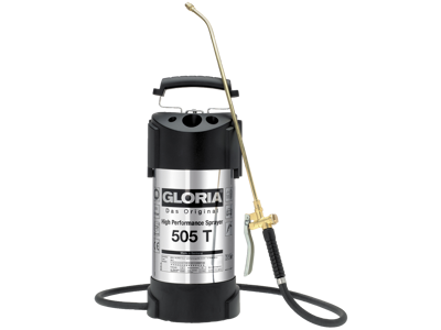 Gloria sprøjte 5 ltr 505 T Rustfri beh.