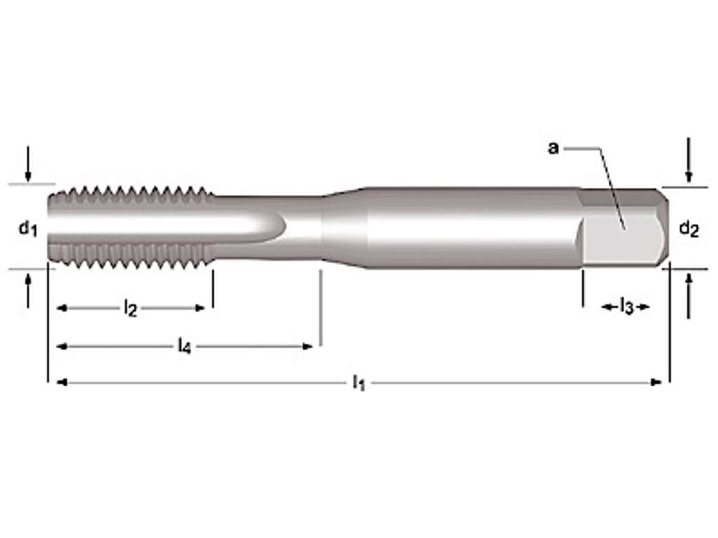 Tap M12 Lens Mellemtap HSS Dormer E501