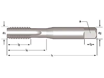 Tap M12 Lens Mellemtap HSS Dormer E501