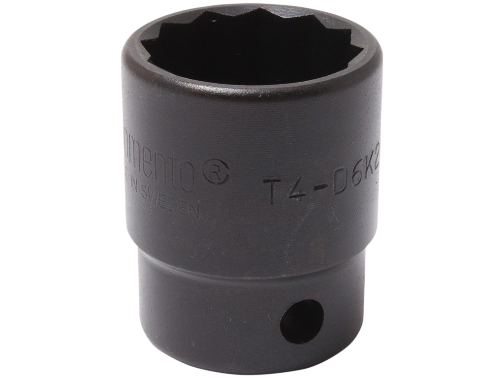 Slagtop 1/2"x30mm 12-Kantet kort model