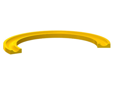 Back up ring 11,00x13,70x1,30mm POM hvid