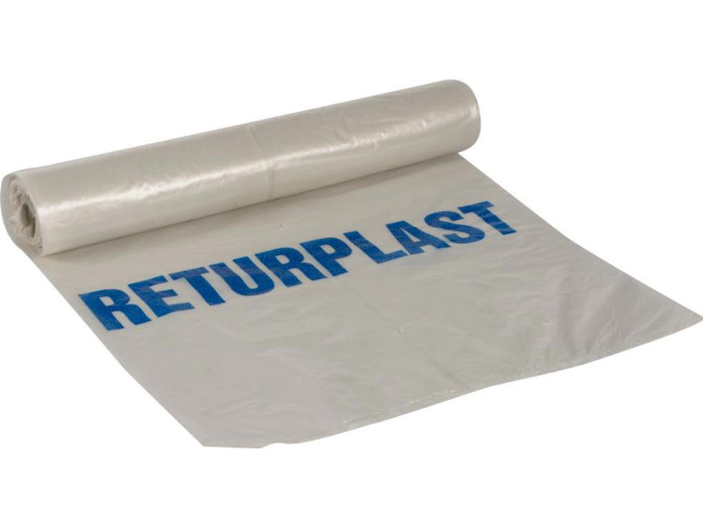 Affaldsposer 750X1390 klar 50my knudesæk