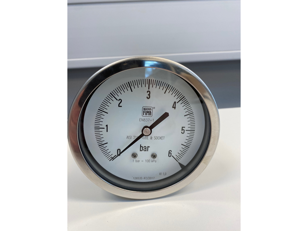 Manometer G100 0-6 Bar glyserin