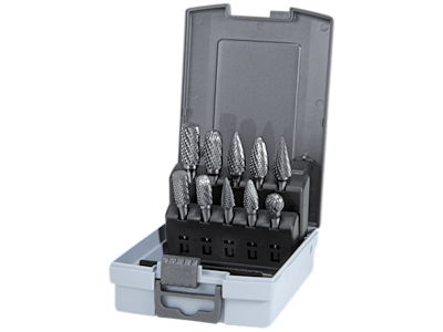 Fræsersæt HM til Alu plastbox 10 stk.