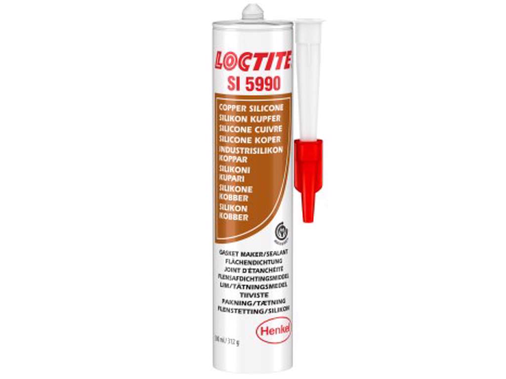Loctite 5990 siliconepakn. Kobber 300ml
