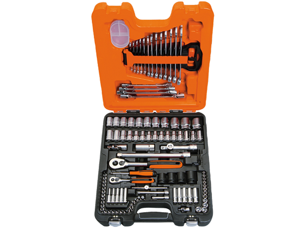 Topnøglesæt 1/4" & 1/2" S108 Bahco
