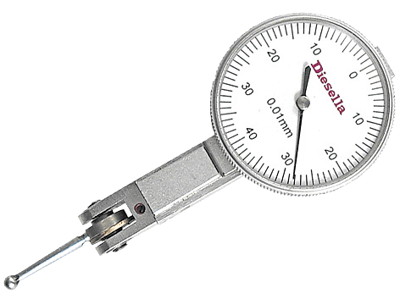 Måleur 0-0,8mm Vippeindicator