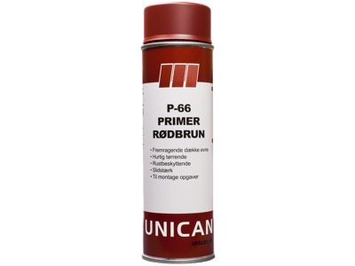 Unican P-66 Maskinprimer rødbrun.500ml