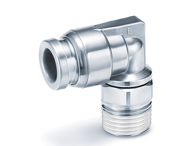 Fitting 10mm x1/2" u/rg vinkel 316L