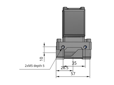 SMC VXZ232BZ3AXCA Magnetventil 3/8" 24V