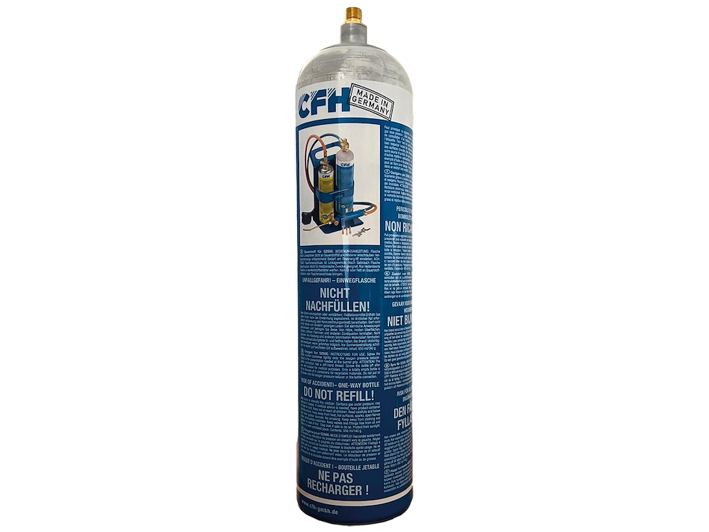Oxygen flaske 1 ltr. CFH