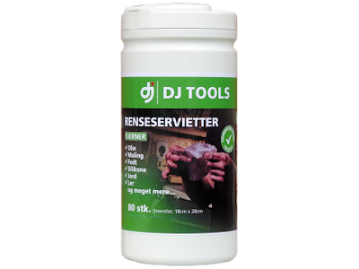 Renseservietter 80stk DJ Tools