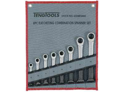 Ringgaffelskraldenøglesæt 6508RSMM Teng
