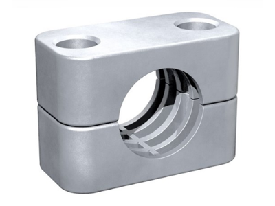 Rørholderpar 22mm for enkelt rør Alu G1
