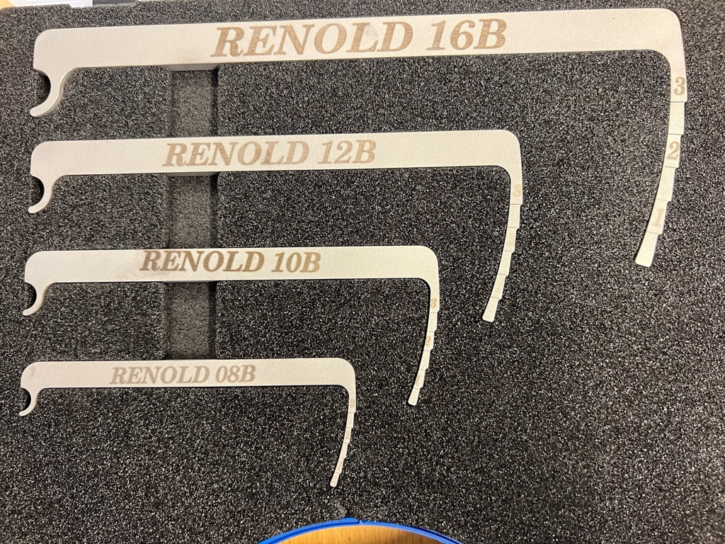Kædeslitagemåler Renold 08B til 16B