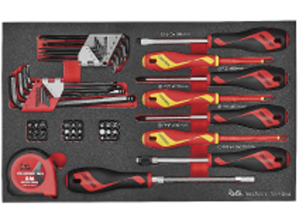 Skruetrækkersæt EVA 54 dele Tengtools