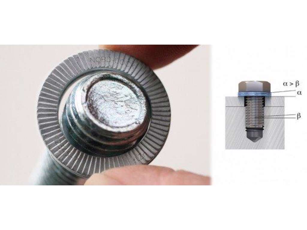 Nordlocklåseskive 8mm Syrefast 254 SMO