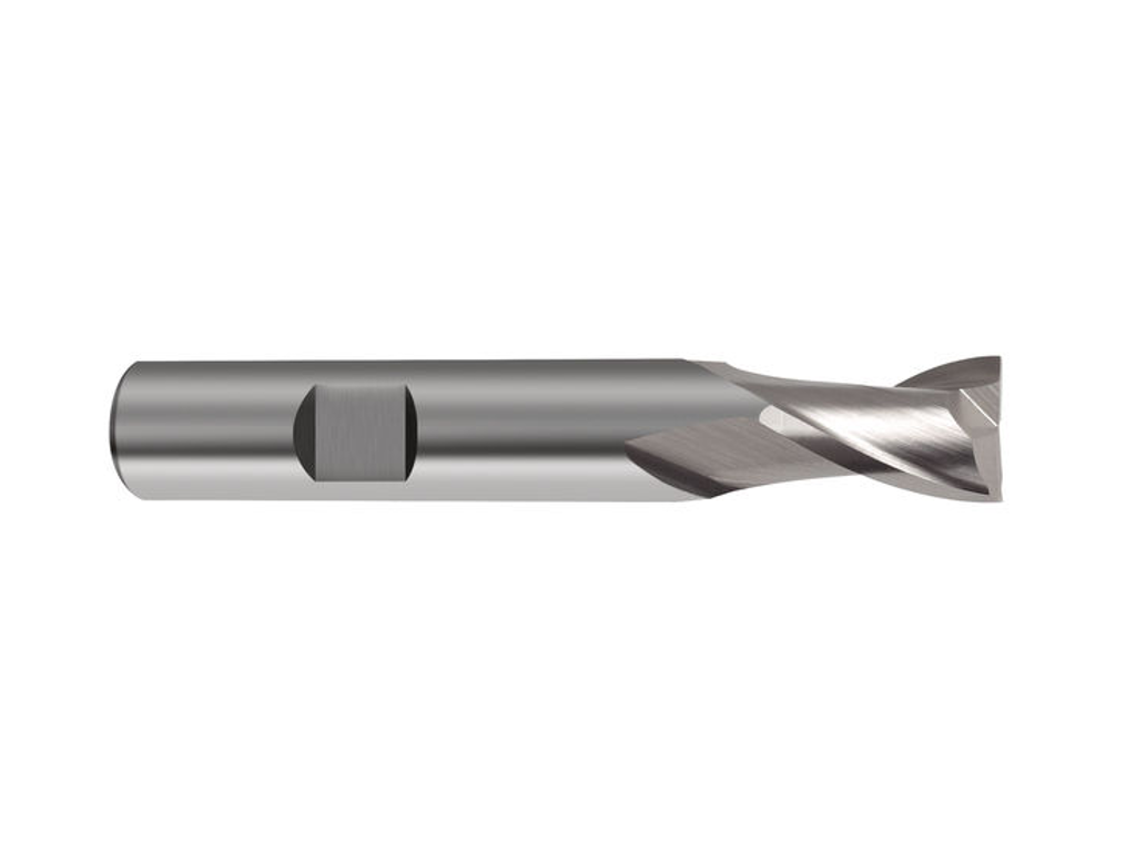 Endefræser 2-skærs 18,0mm slet