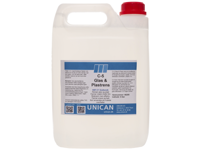 Unican C-5 glas & plastrens 5 ltr.