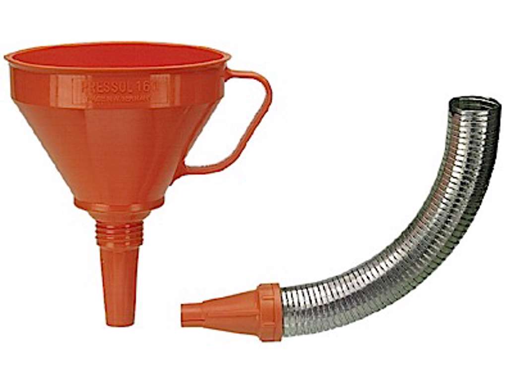 Tragt 200 mm med flextud Pressol