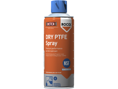 Rocol Dry PTFE spray 400ml.