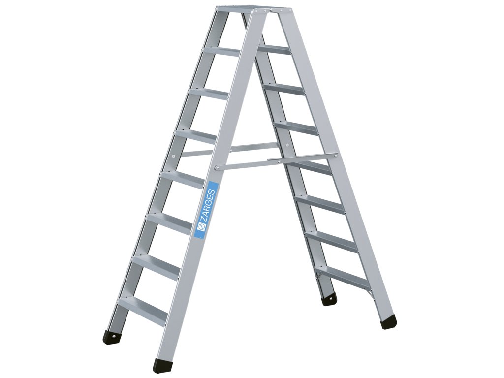 Zarges Wienerstige 2x8 Trin 1,90 mtr ALU
