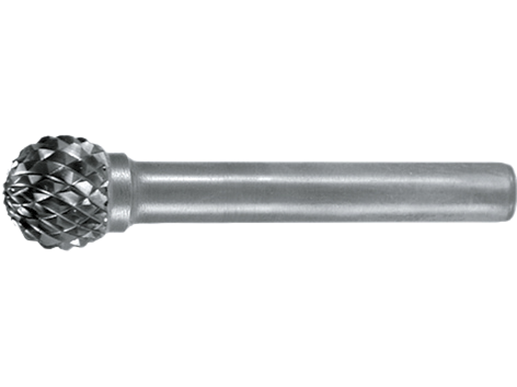 Fræsestift Ø10 kugle type (D) 6mm skaft