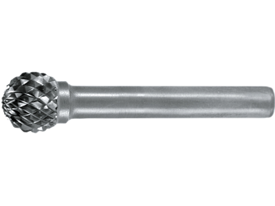 Fræsestift Ø10 kugle type (D) 6mm skaft
