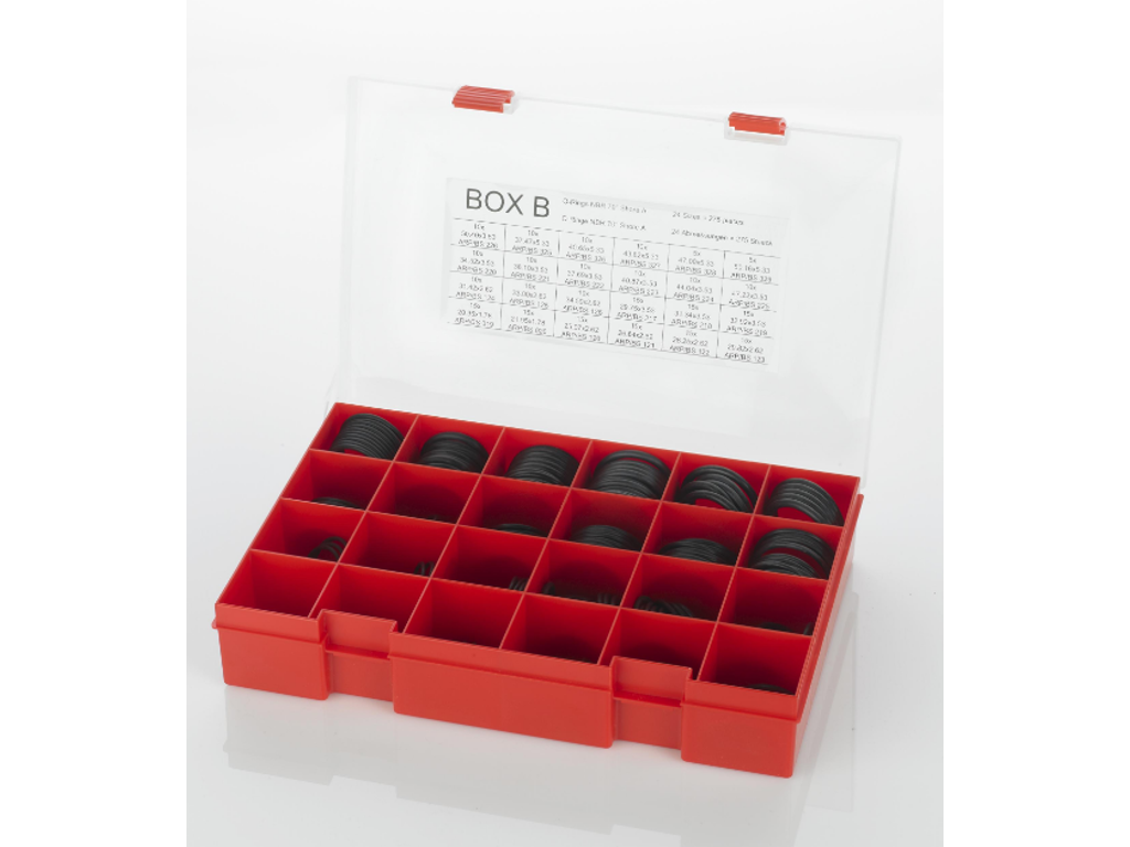 O-ringsortiment type B 275 stk inch.